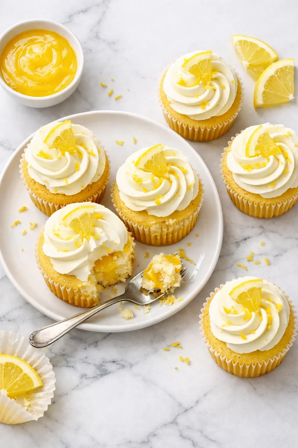 Fluffy, Moist & Zesty: The Best Lemon Cupcakes with Buttercream Recipe